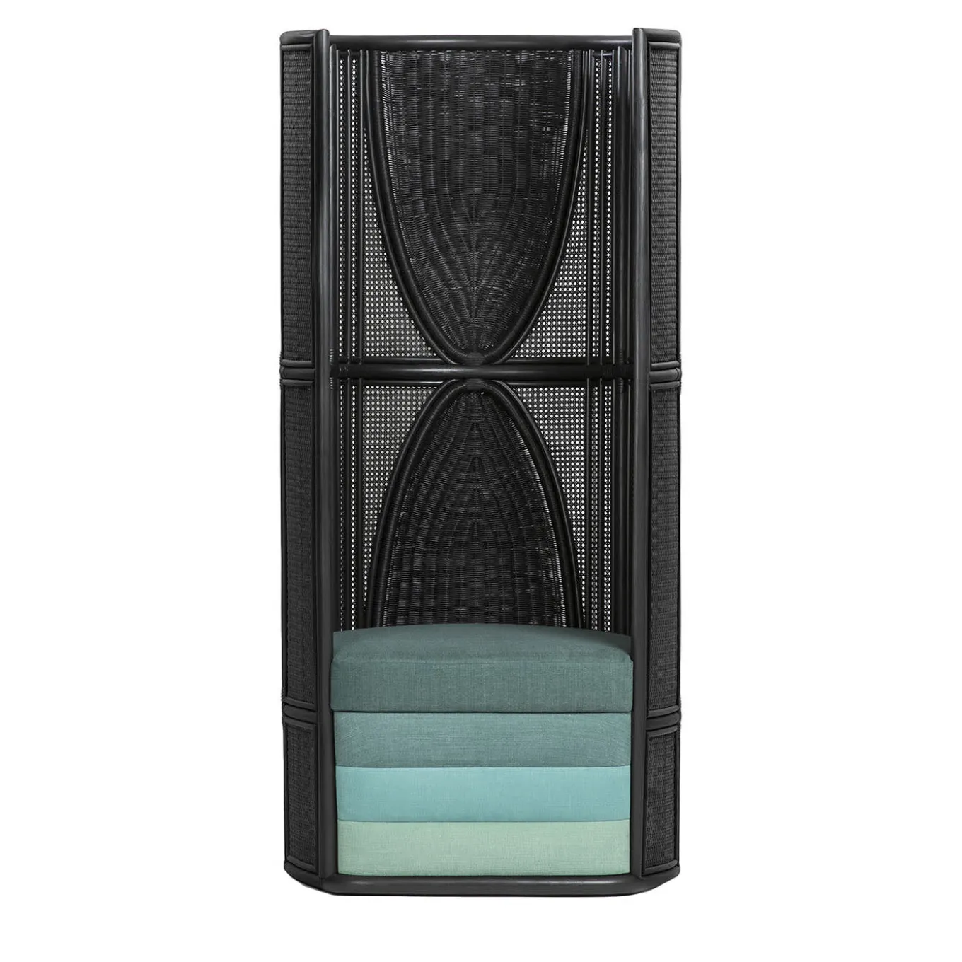 Poltrona Alta Nera Lisetta di Elena Salmistraro