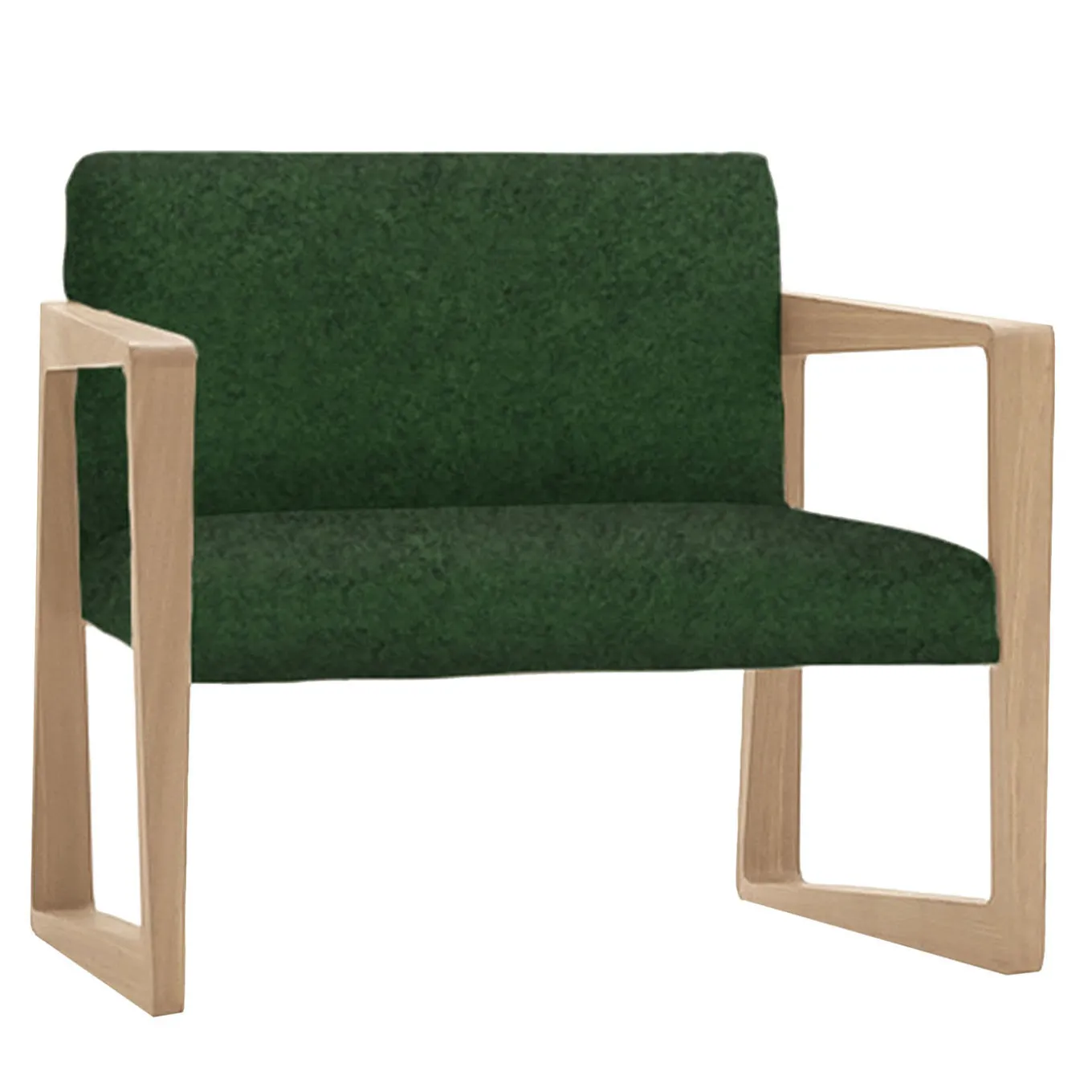 Poltrona Askew Green di Daniel Fintzi