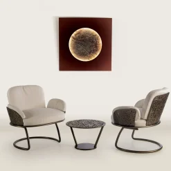 Poltrona bianca anni '70