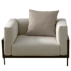 Poltrona Cleo in palissandro bianco di Marco Acerbis