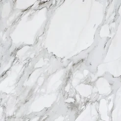 Poltrona Curl in marmo bianco di Carrara di Gritti Rollo