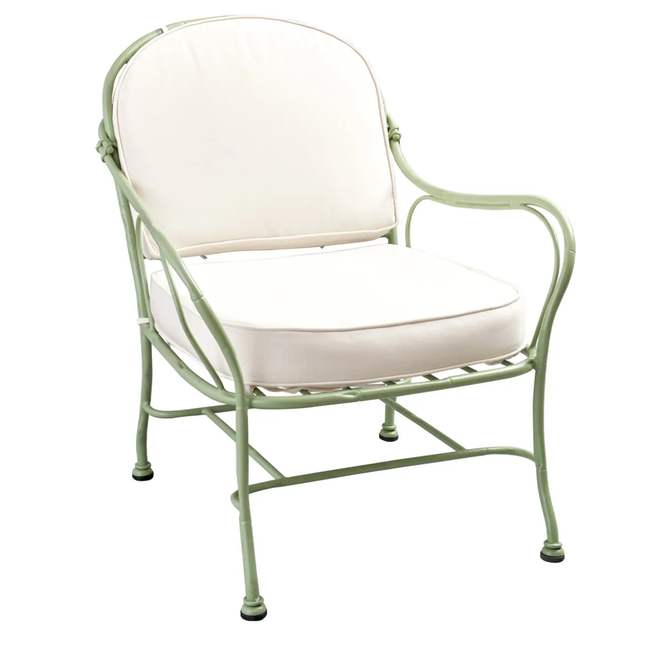 Poltrona da esterno Bamboo in acciaio inox