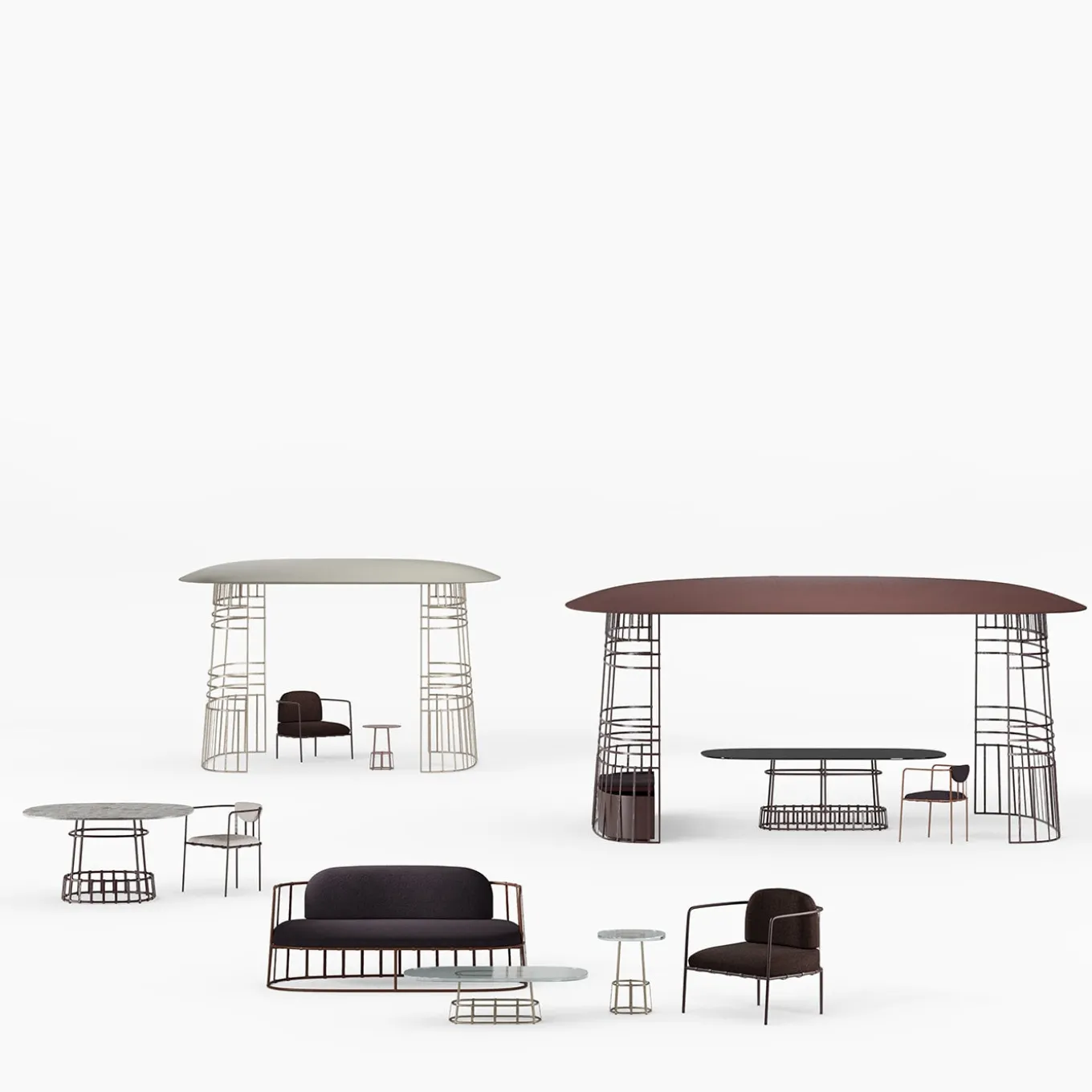 Poltrona Dolmen Brown di Margherita Rui