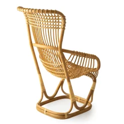 Poltrona Eden in Canna di Manao e Manila con Cuscino