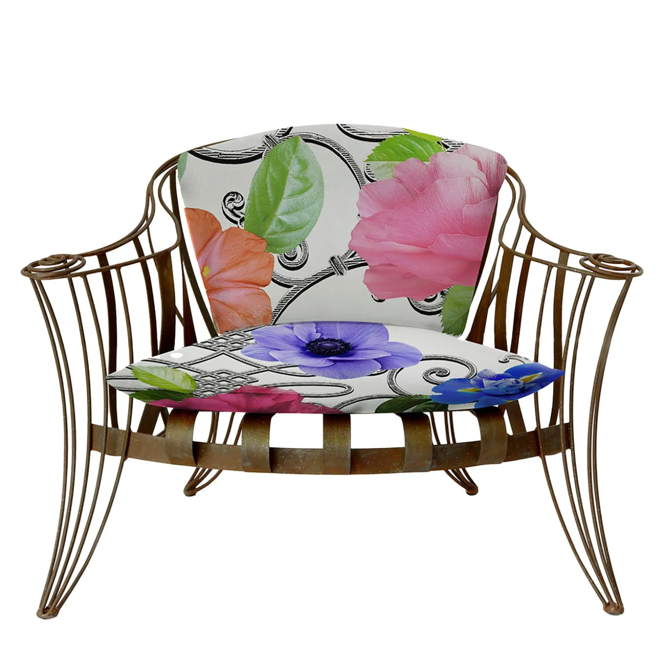 Poltrona Garden White Flower di Carlo Rampazzi