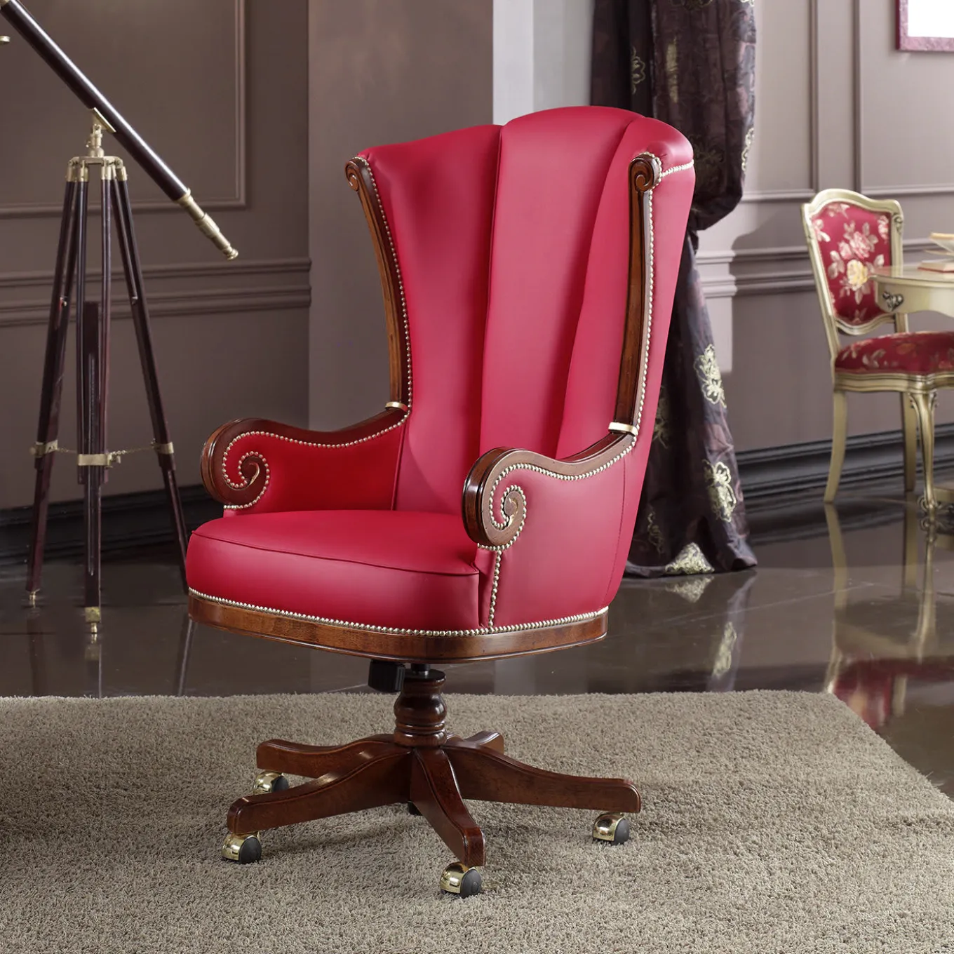 Poltrona girevole Sidney