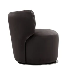 Poltrona girevole Sierra nera