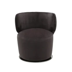 Poltrona girevole Sierra nera