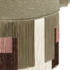 Poltrona girevole Treasure Pirouette Ecrù di Lorenza Bozzoli