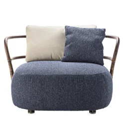 Poltrona Jungle Large Low Blue di Massimo Castagna