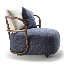Poltrona Jungle Large Low Blue di Massimo Castagna
