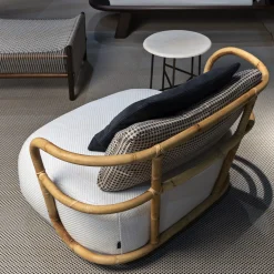 Poltrona Jungle Large Low White di Massimo Castagna