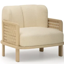 Poltrona Raquette 180 Beige di Cristina Celestino