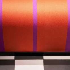 Poltrona Sofo viola e rossa