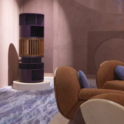 Poltrona Thumb Asymmetrical Rust di Lorenza Bozzoli