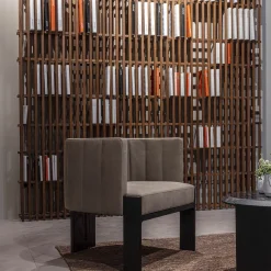 Poltrona Tofane Taupe & Black