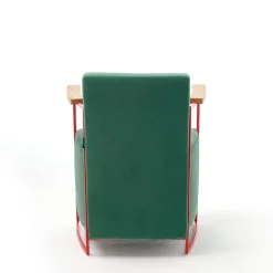 Poltroncina Gotham Small in velluto verde