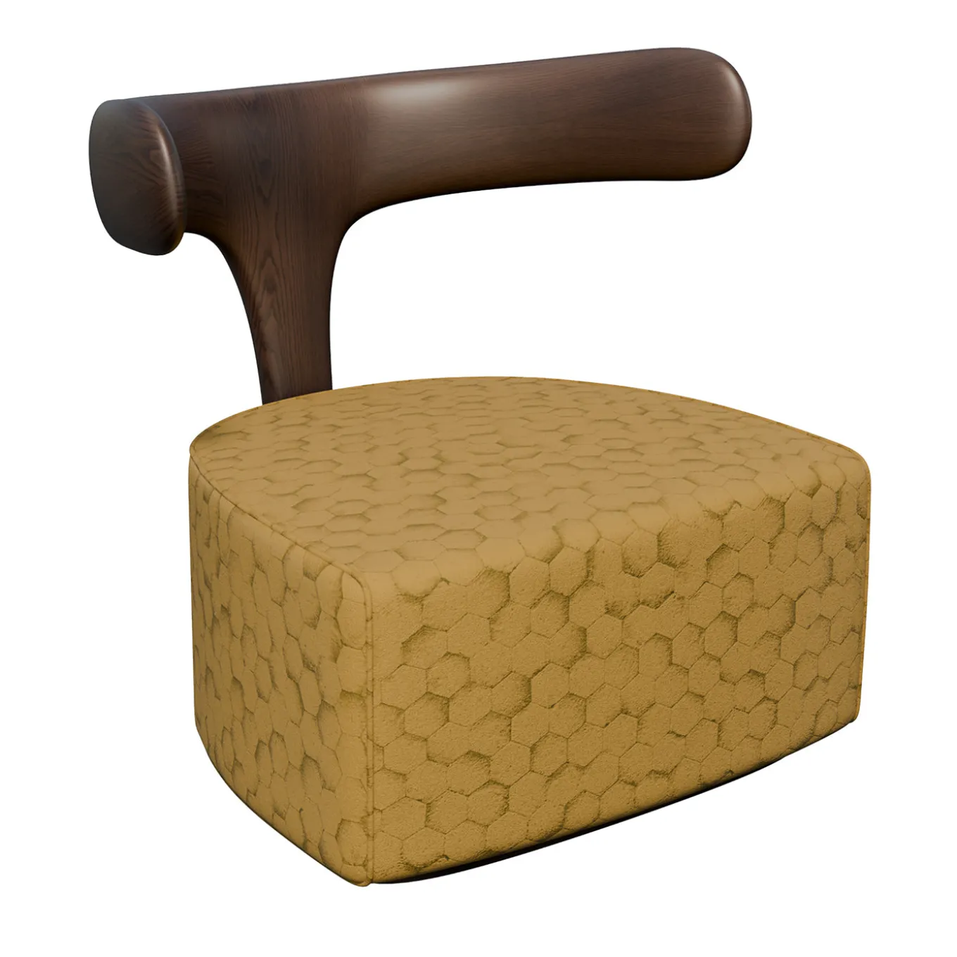 Poltroncina Moby Dick Imbottita in Legno di Frassino #1