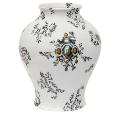 Pompei Vaso ad anfora con rami e gioielli h32cm