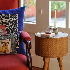 Porta bicchiere e sigaro Siesta in marmo di Carrara