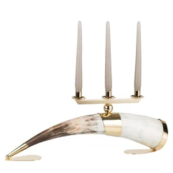 Porta Candela in Corno di Bufalo Africano