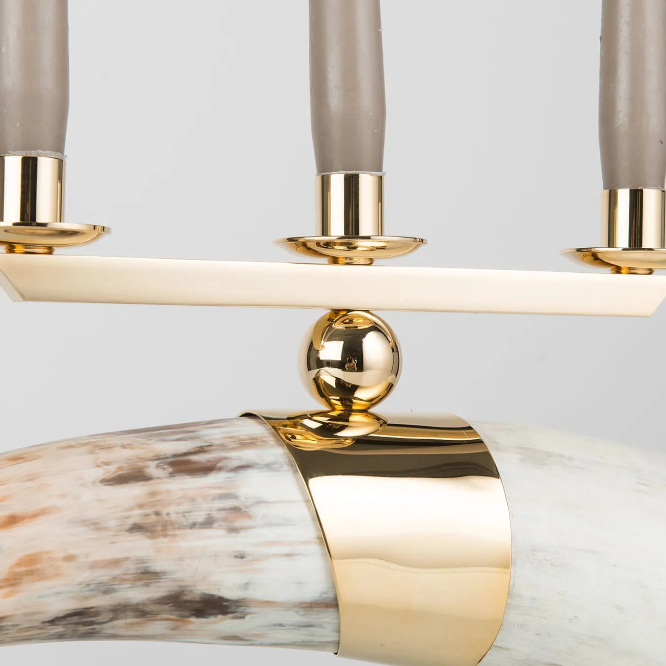 Porta Candela in Corno di Bufalo Africano