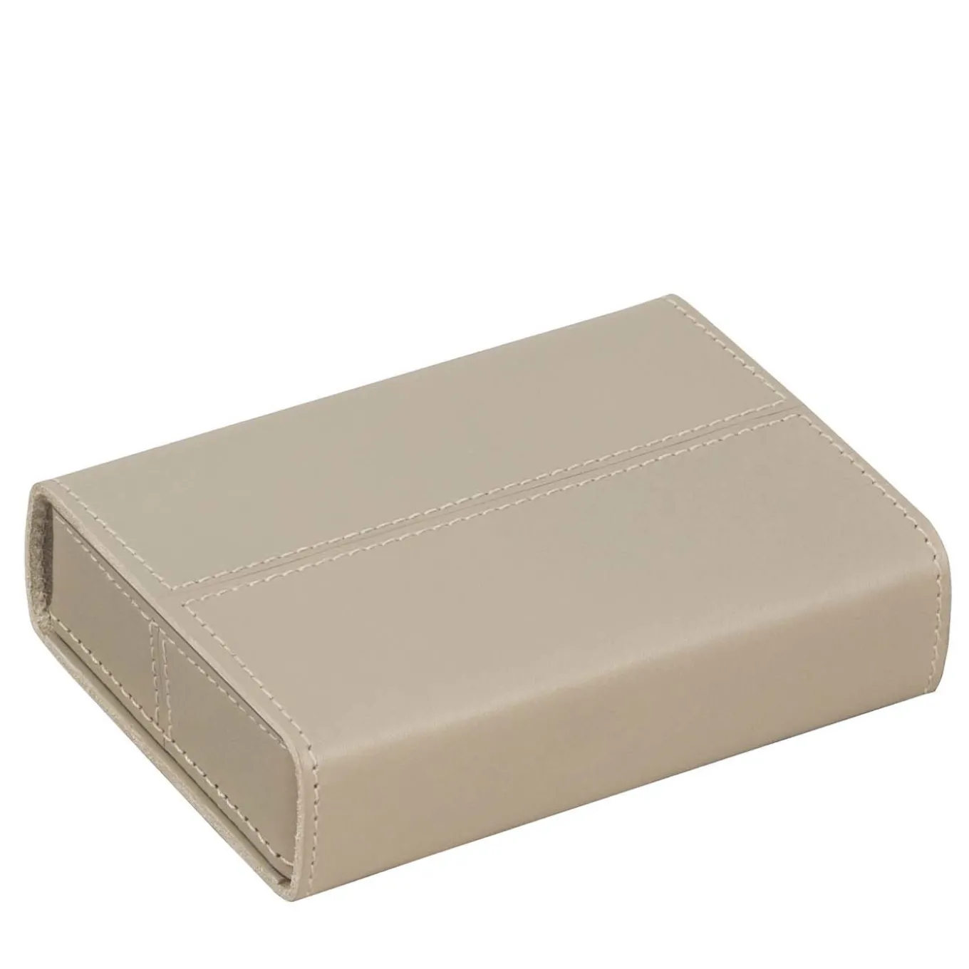 Porta carte da gioco Etna in pelle color sabbia