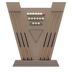 Porta stecche NewDe in marrone chiaro di Pino Vismara