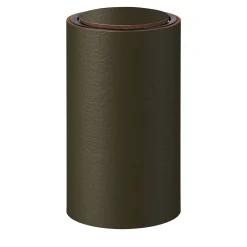 Porta stuzzicadenti in pelle d'oliva