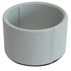 Portabottiglia Gold in pelle Azzurro Stintino