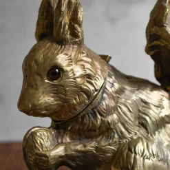 Portabottiglie Scoiattolo in Bronzo