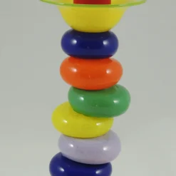 Portacandele arancione Bilico