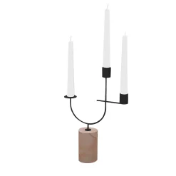 Portacandele Equilibrista Pink Portogallo