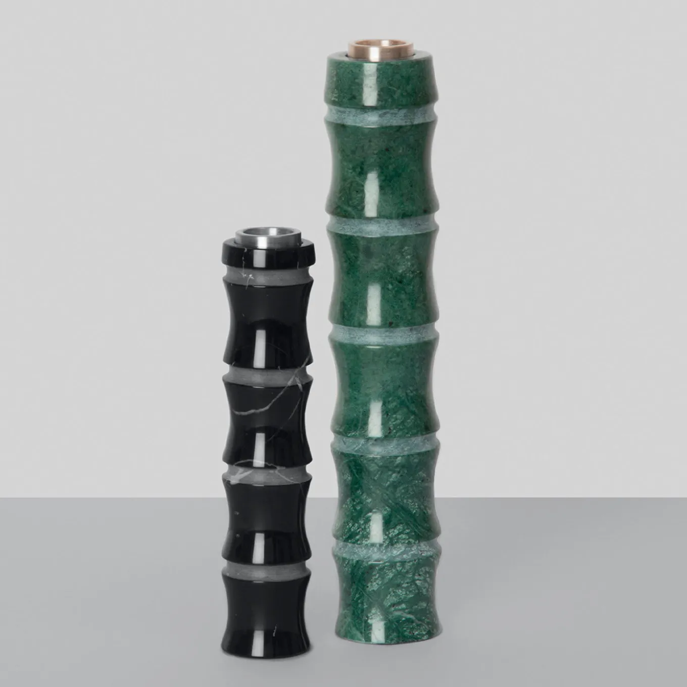 Portacandele Kadomatsu Verde Guatemala di Michele Chiossi