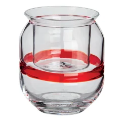 Portacandele Lumina Rosso #1