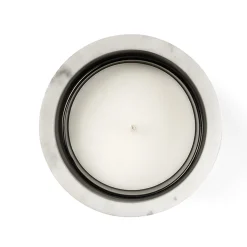 Portacandele Pietra L11 in marmo bianco di Carrara