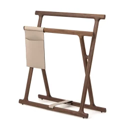 Portacoperte Chelsea in noce