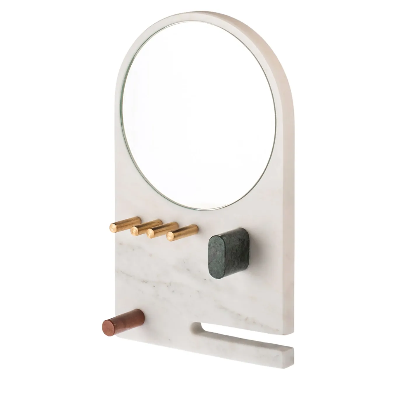 Portagioie Lunatico Bianco Carrara di Cecilia Alemagna