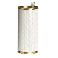 Portaombrelli in pelle avorio