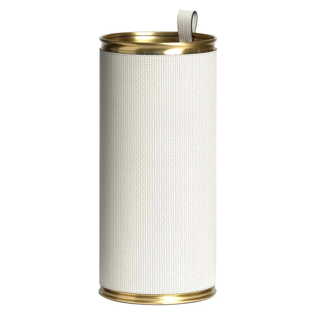 Portaombrelli in pelle avorio