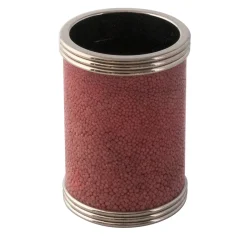 Portapenne Galucharme rosso corallo di Nino Basso