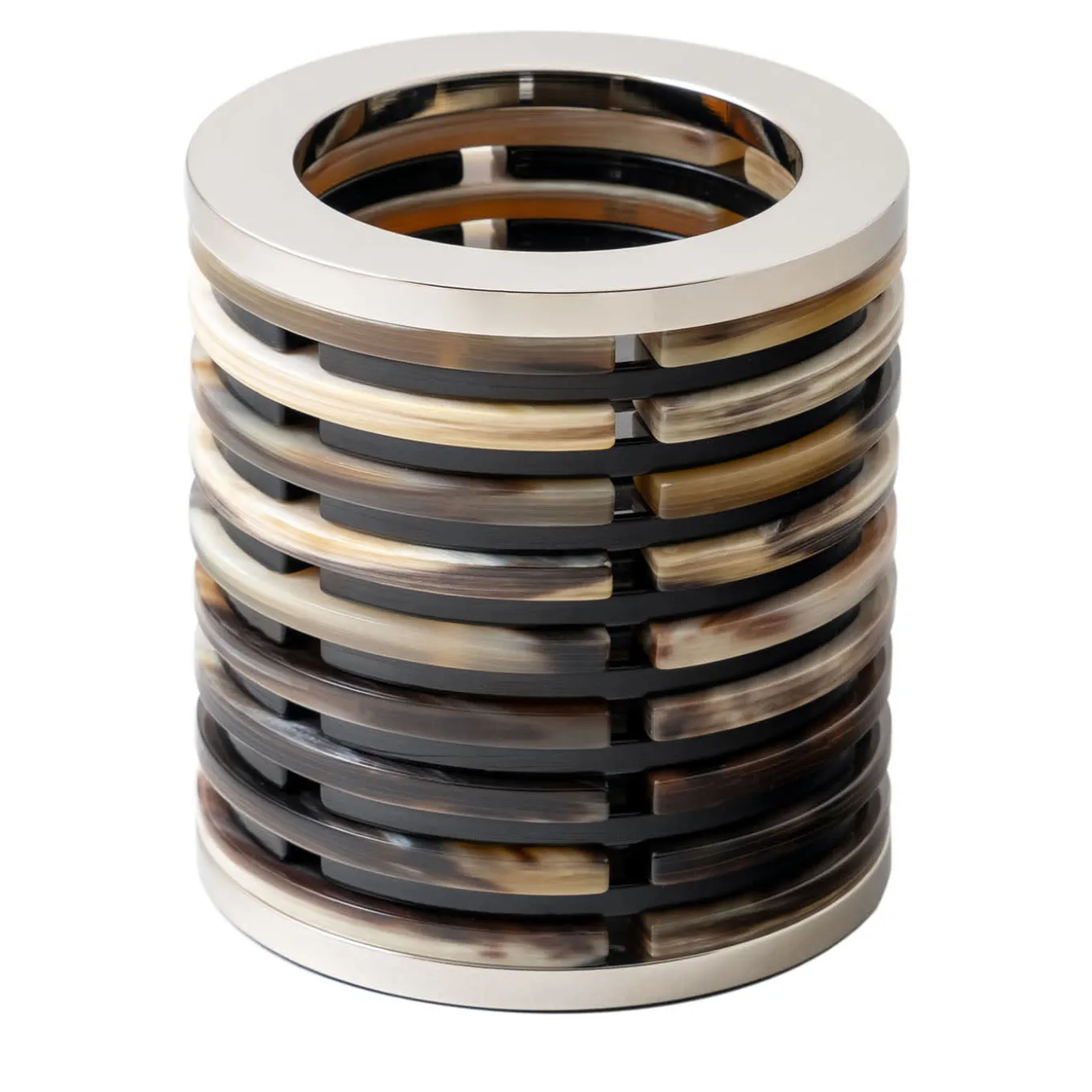 Portapenne rotondo in corno #3