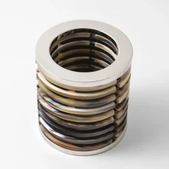 Portapenne rotondo in corno #3