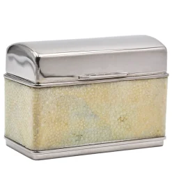 Portasigarette Galucharme in zigrino verde chiaro di Nino Basso