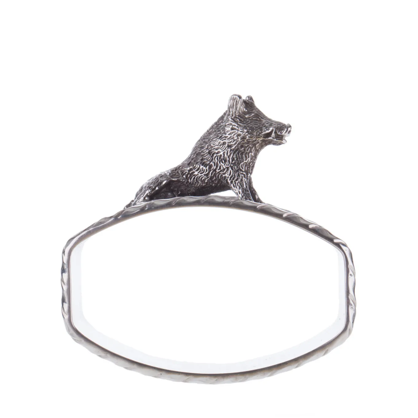 Portatovaglioli in argento sterling Porcellino