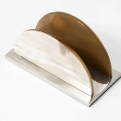 Portatovaglioli orizzontale bianco