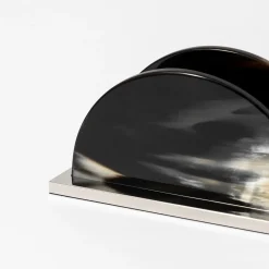 Portatovaglioli orizzontale nero