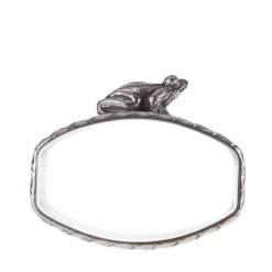 Portatovaglioli Rana in argento sterling