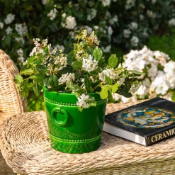 Portavaso decorativo Seau À Glace verde