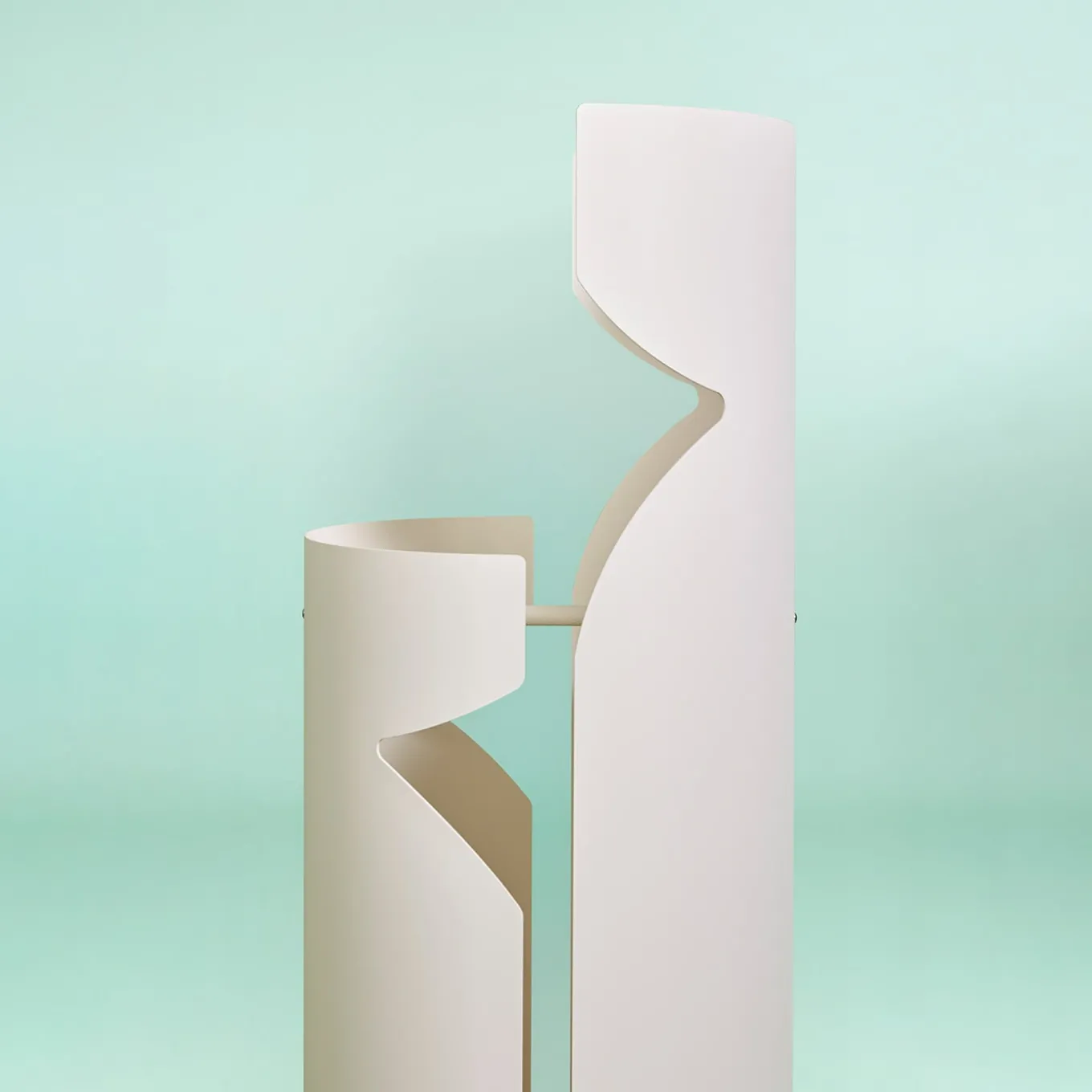 Portombrelli Hug in Metallo Bianco di MM Company